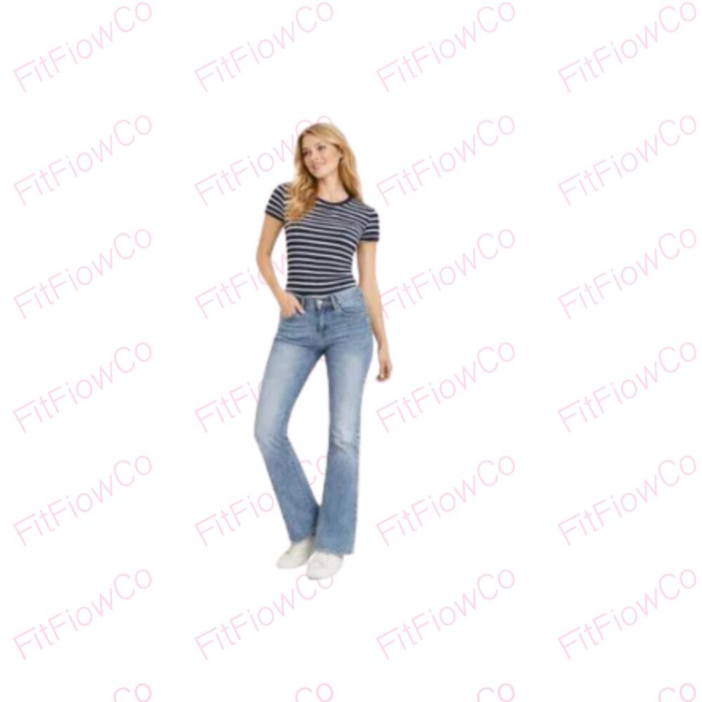 American Eagle Low Rise Kick Boot Jeans Size 2 Short | Stretch Denim